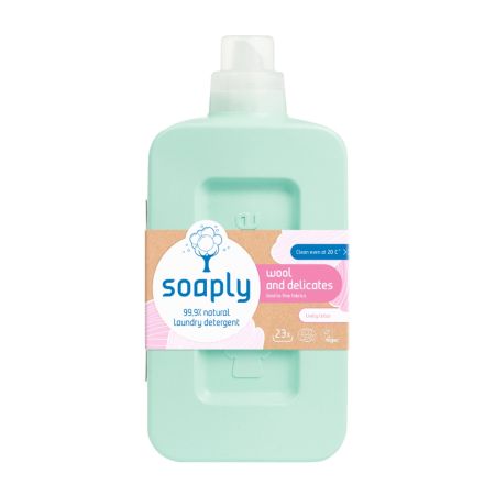 Detergent ecologic pentru lana si matase Lively Lotus, 1000 ml, Soaply