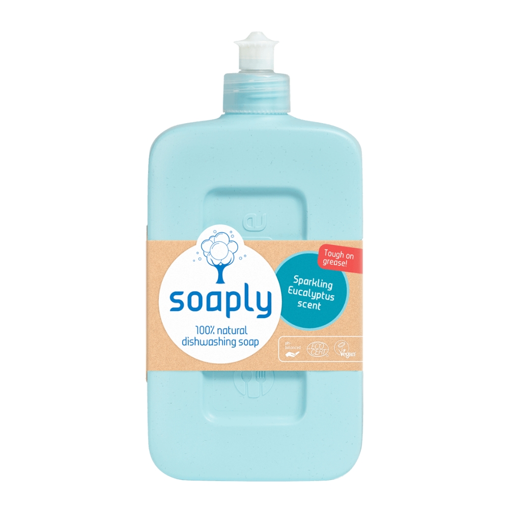 Detergent ecologic pentru vase Sparkling Eucalyptus, 500 ml, Soaply