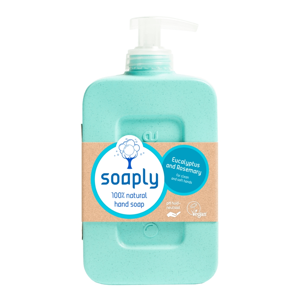 Sapun ecologic lichid pentru maini Eucalyptus and Rosemary, 300 ml, Soaply