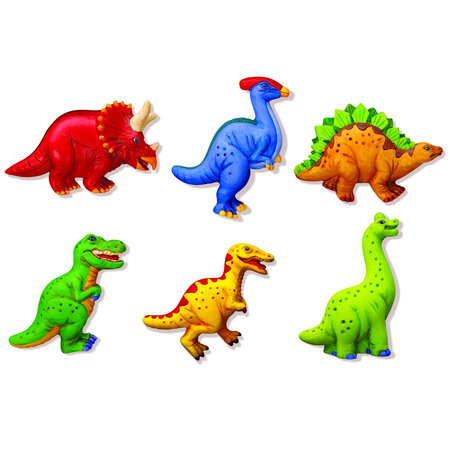 Atelierul creativ Modeleaza si Picteaza, 5 ani+, Dinozaur care straluceste in intuneric 596228