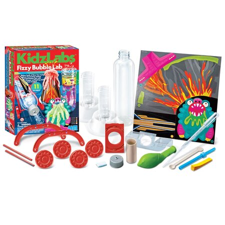 Laborator cu bule efervescente KidzLabs, 8 ani +, 4M 596525