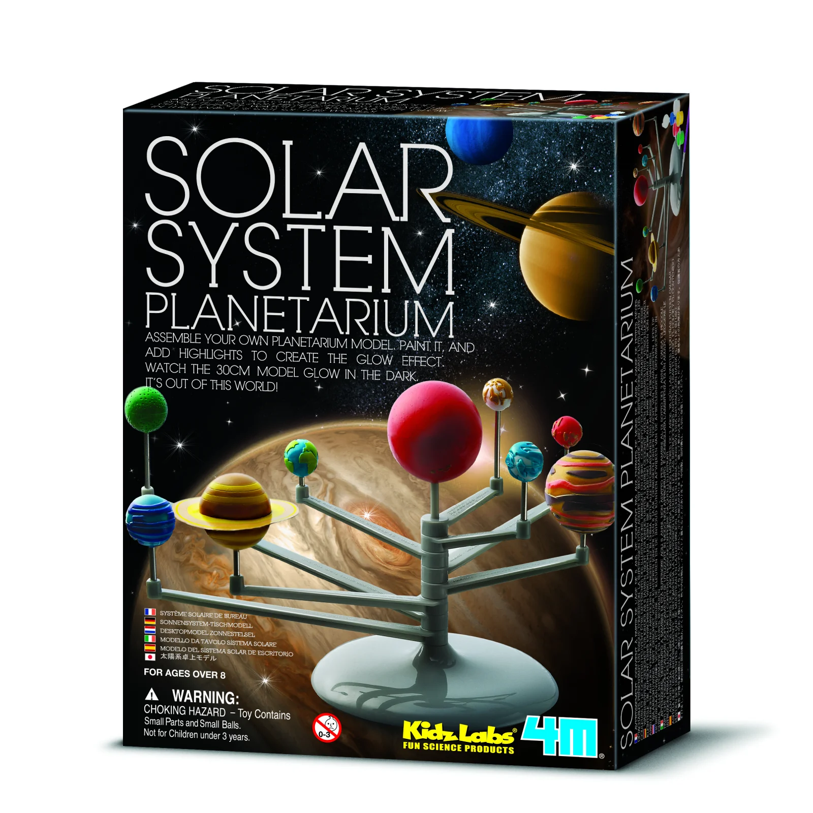 Set Planetarium sistemul Solar KidzLabs, 8 ani +, 4M