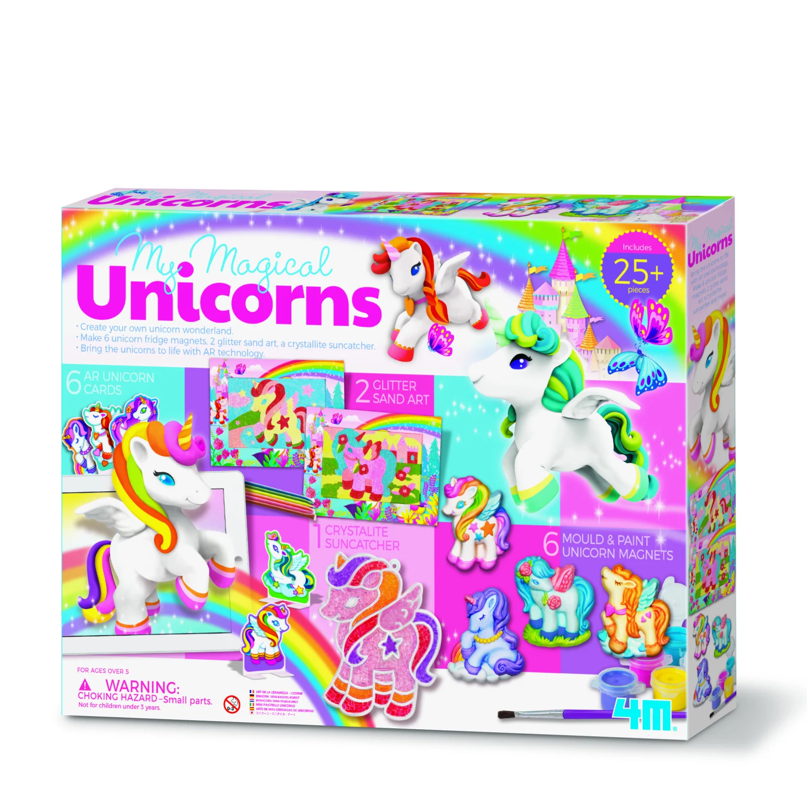 Ser Creativ Unicorni Magici, 8 ani +, 4M