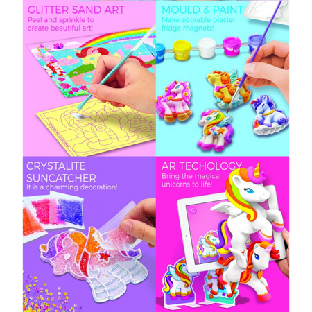 Set Creativ Unicorni Magici, 8 ani +, 4M 596555