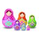 Set Creativ de pictat cutiute Matrioshka, 5 ani +, 4M 596614