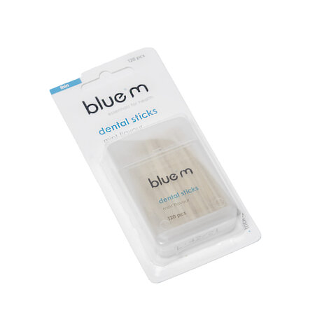 Scobitori pentru curatare interdentara, Menta, 120 buc, Blue M 596662