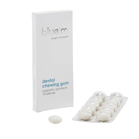 Guma de mestecat dentara, 10 buc, Blue M 596669