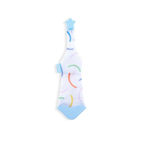 Cravata pentru Bebelusi cu accesoriu pentru Dentitie, Bleu, 3 luni+, BabyJem 726507