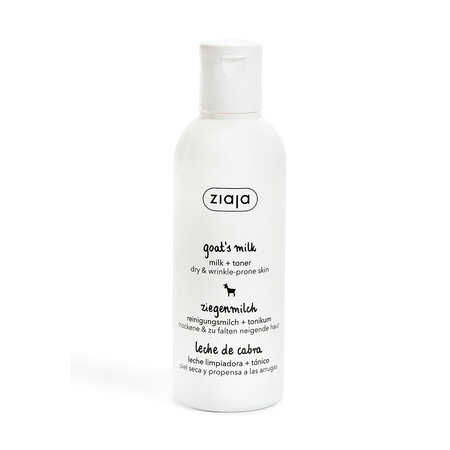 Lapte demachiant si tonic cu lapte de capra, 200ml, Ziaja