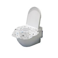 Set 10 protectii de unica folosinta pentru colacul de toaleta, 2 ani+, BabyJem