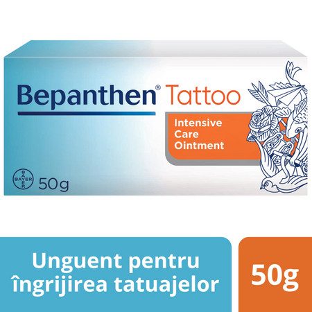 Unguent Tattoo Bepanthen, 50 g, Bayer 647088