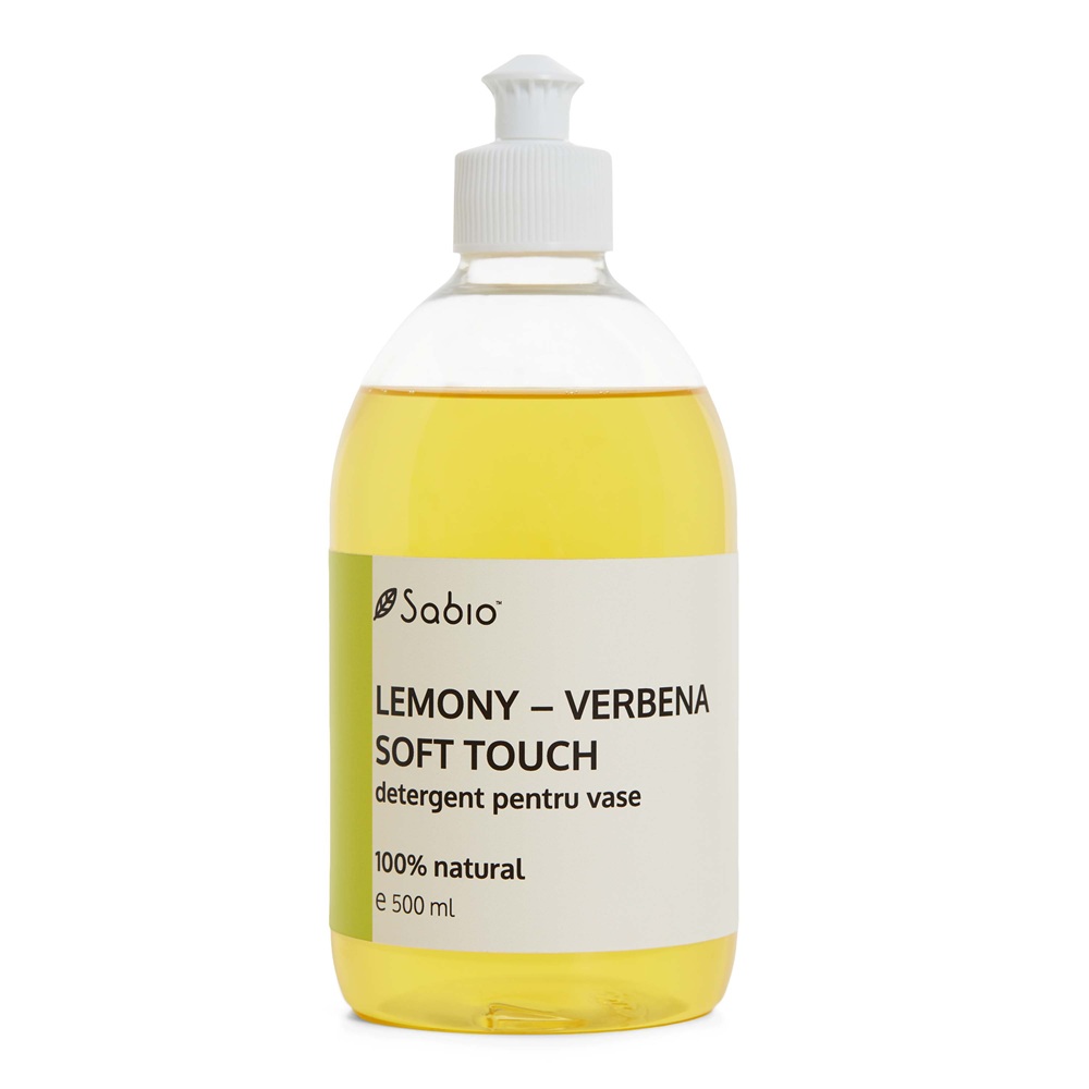 Detergent pentru vase Lemony-Verbena Soft Touch, 500ml, Sabio