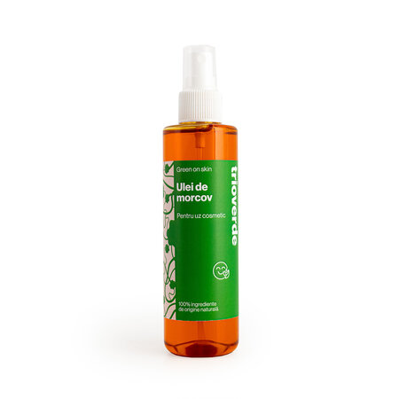 Eticheta Produs Ulei de morcov spray, 200ml, Trio Verde