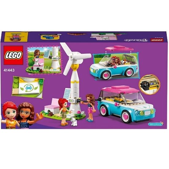 Masina electrica a Oliviei Lego Friends, +6 ani, 41443, Lego