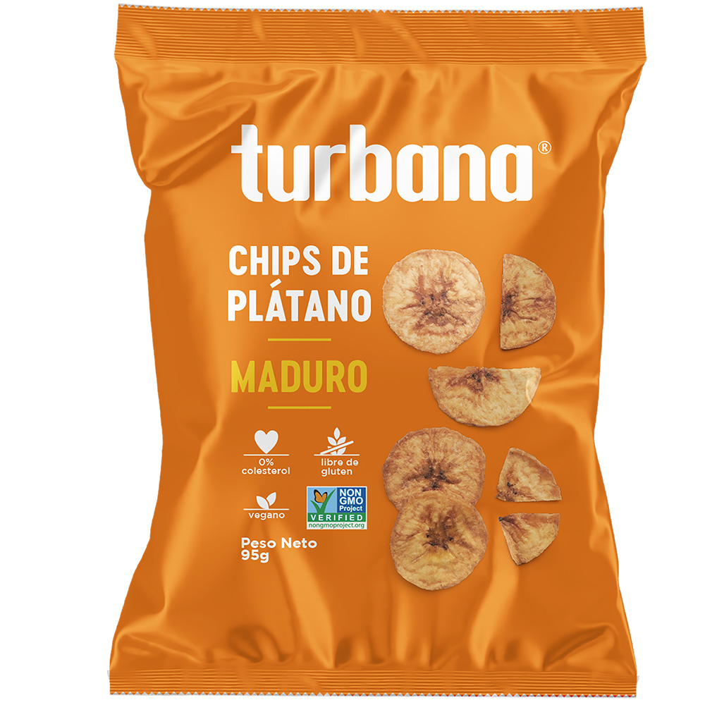 Chips din Plantan copt, 95 g, Turbana