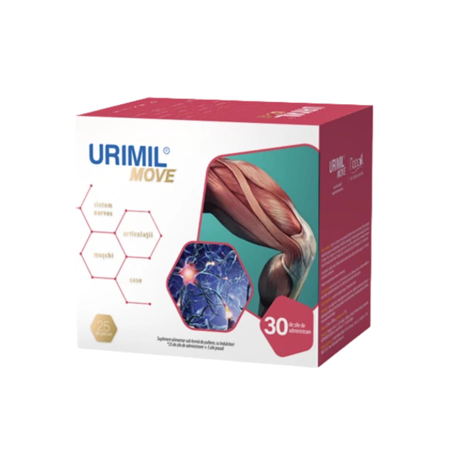 Urimil Move, 25 plicuri, NaturPharma