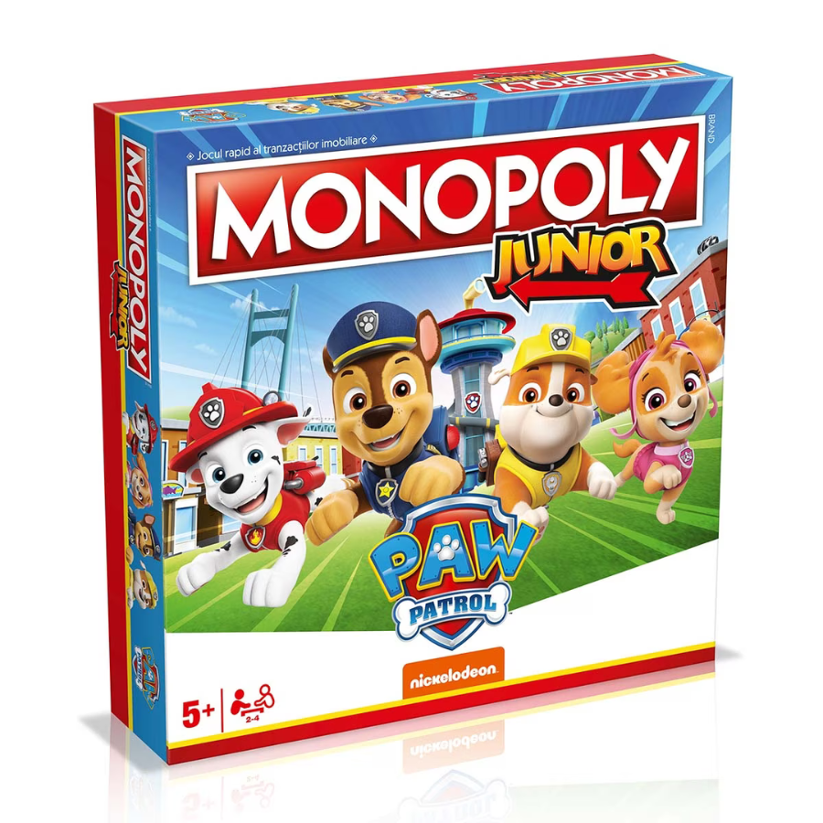 Monopoly junior Patrula Catelusilor, 5 ani +, Winning Moves