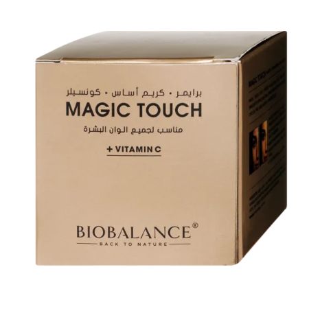 Primer, fond de ten si anti cearcan cu Vitamina C Magic Touch, 30 ml, Bio Balance 597342