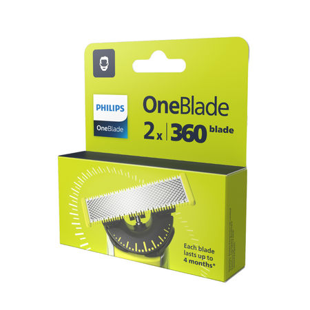 Rezerve OneBlade 360, pachet de 2 lame, QP420/50, Philips 641699