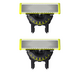 Rezerve OneBlade 360, pachet de 2 lame, QP420/50, Philips 641700