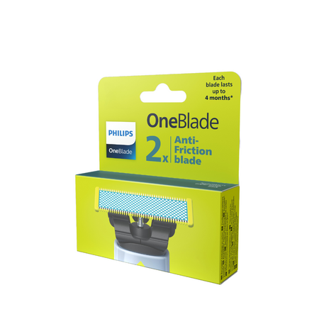 Rezerve OneBlade Anti-Friction, pachet de 2 lame, QP225/50, Philips 641695