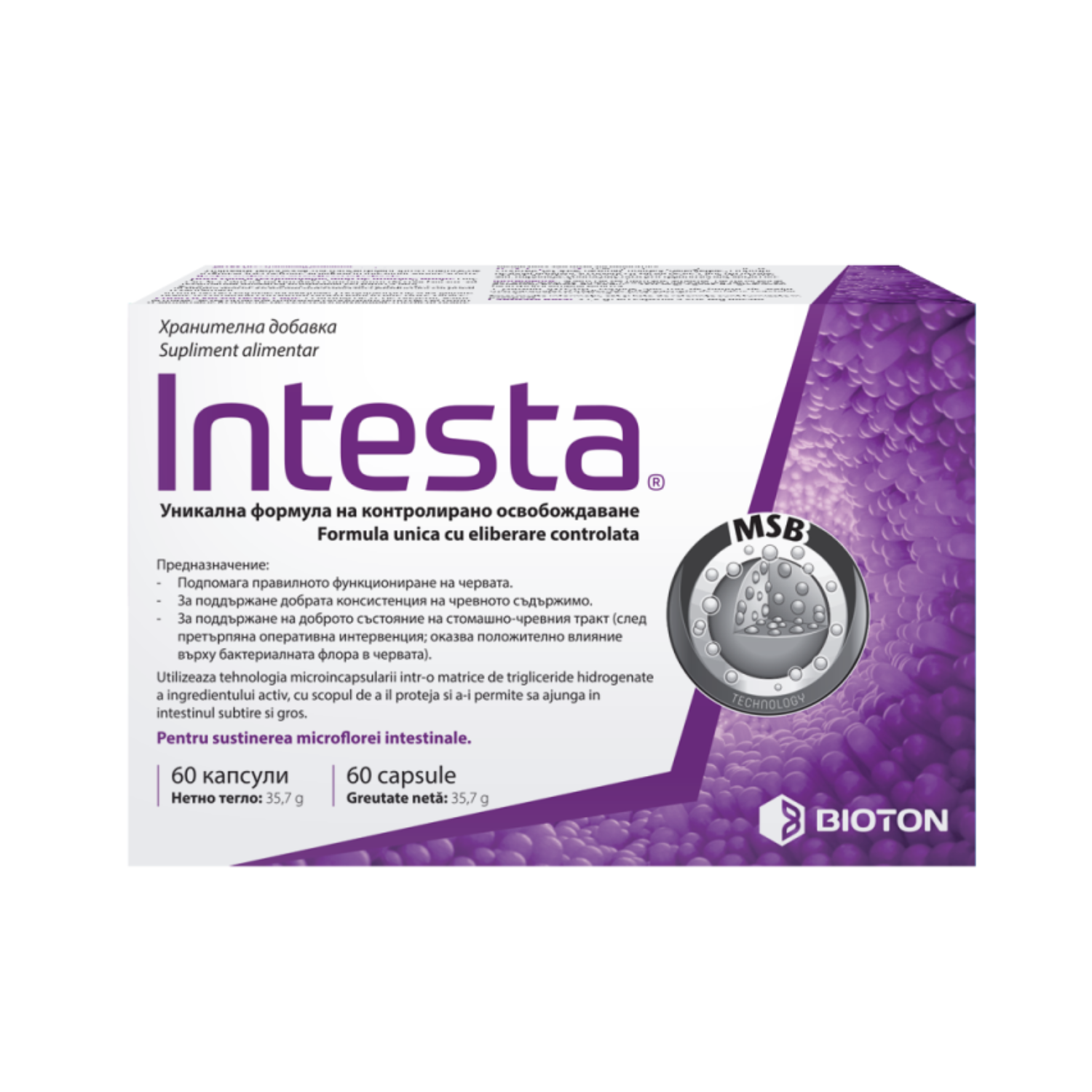 Intesta, 60 capsule, Bioton