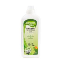 Solutie Ekos de curatare pentru podele si suprafete dure cu ulei esential de portocale si menta, 1000 ml, Pierpaoli