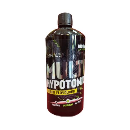 Bautura energizanta Multi Hypotonic Drink Lemon, 1000 ml, BioTech USA