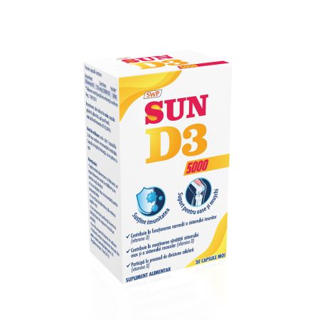 SUN WAVE PHARMA SUN D3 5000 30 CPS 