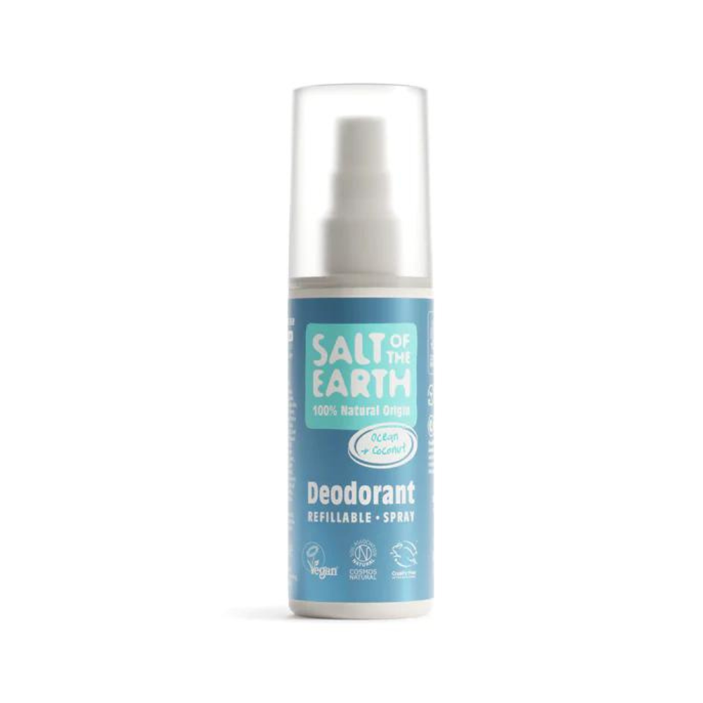 Deodorant spray unisex Salt Of The Earth, 100 ml, Ocean Cocos, Crystal Spring