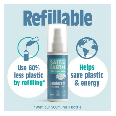 Deodorant spray unisex, 100 ml, Ocean Cocos, Salt Of The Earth 596625