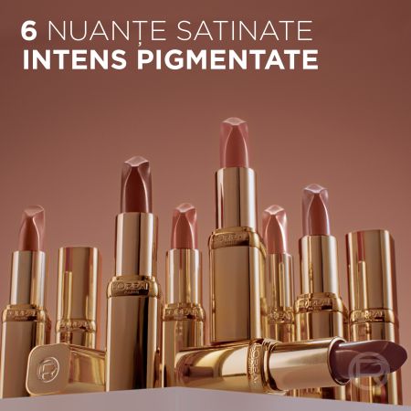 Ruj satinat Color Riche Nudes of Worth, 520 Nu Defiant, 4.8 g, Loreal Paris