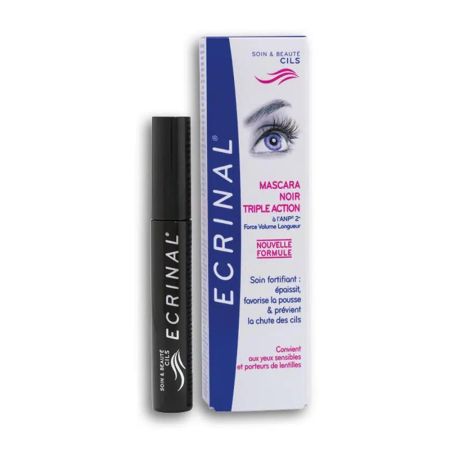 Mascara cu tripla actiune, 7 ml, Negru, Asepta