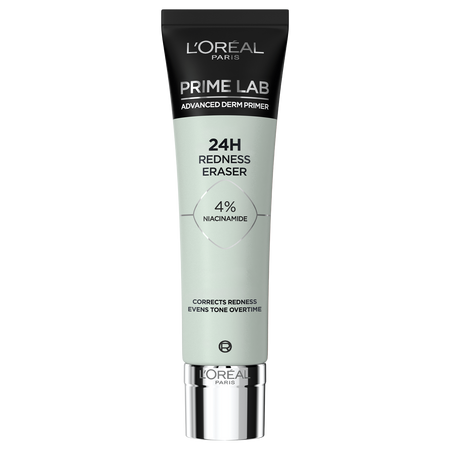 Baza de machiaj anti-roseata Prime Lab 24h, 30 ml, Loreal Paris