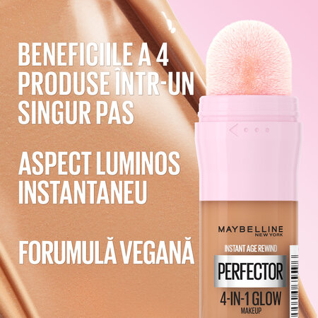 Iluminator Instant Anti Age Perfector  4 in 1 Glow, 02, 20 ml, Maybelline 598591