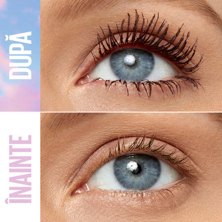 Mascara pentru volum si alungire Lash Sensational Sky High, Burgundy Haze, 7.2 ml, Maybelline 598631