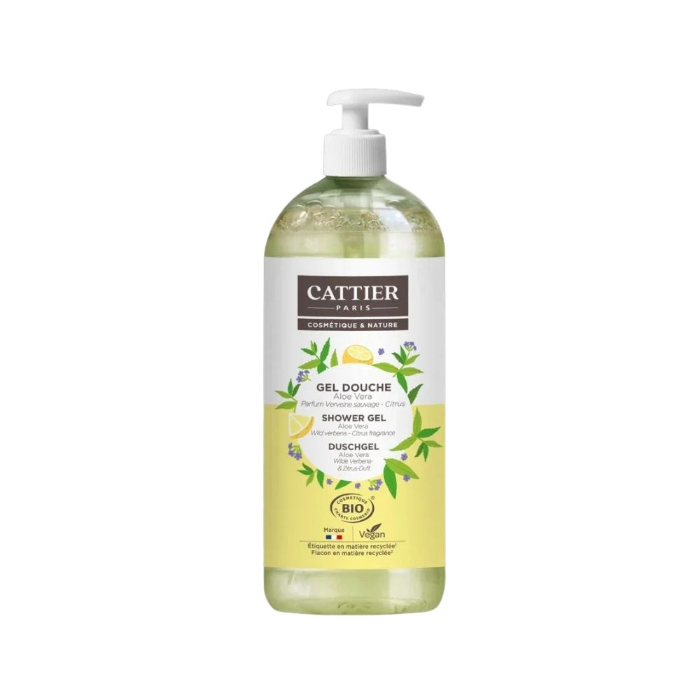 Gel de dus cu verbina salbatica si citrice, 1000 ml, Cattier