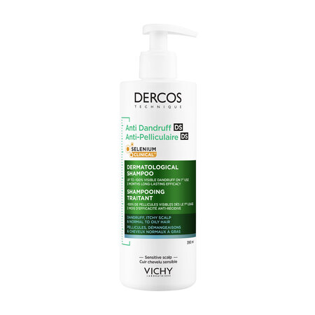 Sampon tratament antimatreata pentru par normal-gras Dercos, 390 ml, Vichy