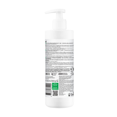 Sampon antimatreata pentru par normal spre gras Dercos, 390 ml, Vichy 816106