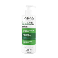 Sampon tratament antimatreata pentru par normal-gras Dercos, 390 ml, Vichy