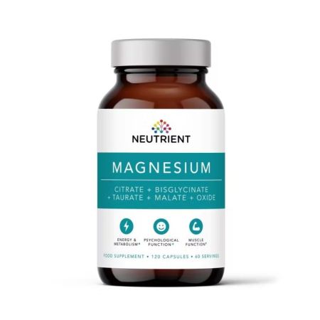 Magnesium Taurate + Bisglycinate + Citrate + Malate, 120 capsule, Neutrient