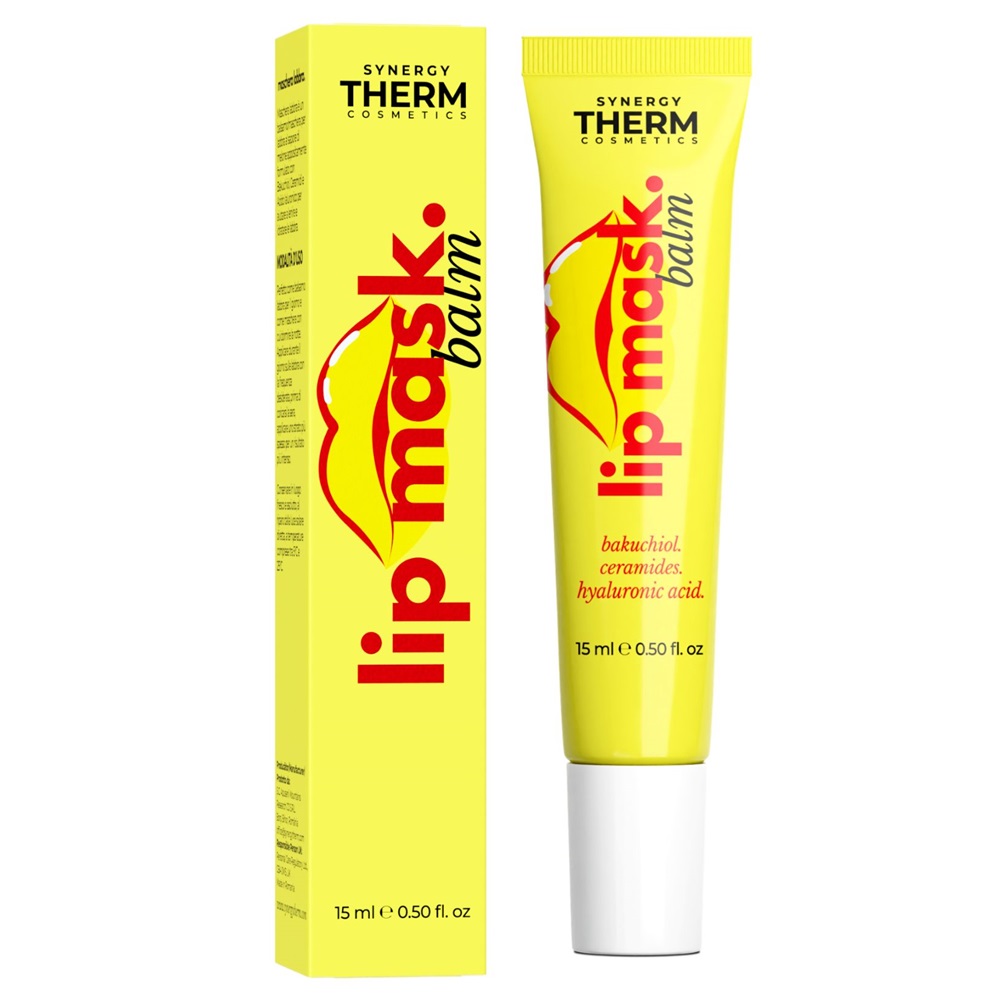 Balsam si masca pentru buze Lip Mask, 15 ml, Synergy Therm