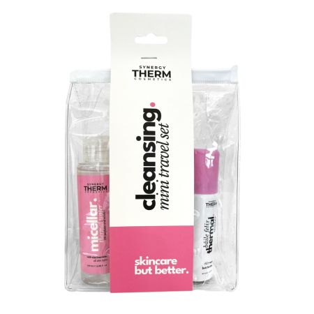 Kit Travel Size Apa Thermala 50 ml + apa micelara 100 ml + Spuma de curatare 100 ml, Synergy Therm