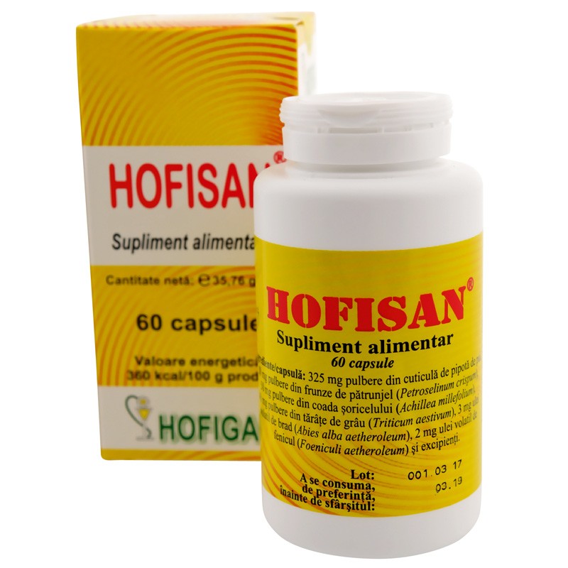 Hofisan, 60 capsule, Hofigal