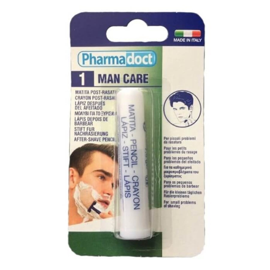 Creion hemostatic indicat pentru ranile minore care apar dupa barbierit, 7.5g, Pharmadoct