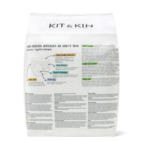 Scutece hipoalergenice Eco Nr. 8 Chilotel, +19 kg, 14 bucati, Kit&Kin 599323