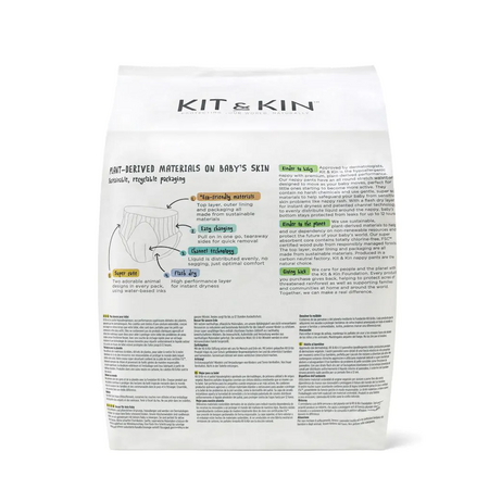 Scutece hipoalergenice Nr. 7 Chilotel XXL, +17 kg, 16 bucati, Kit&Kin 599348