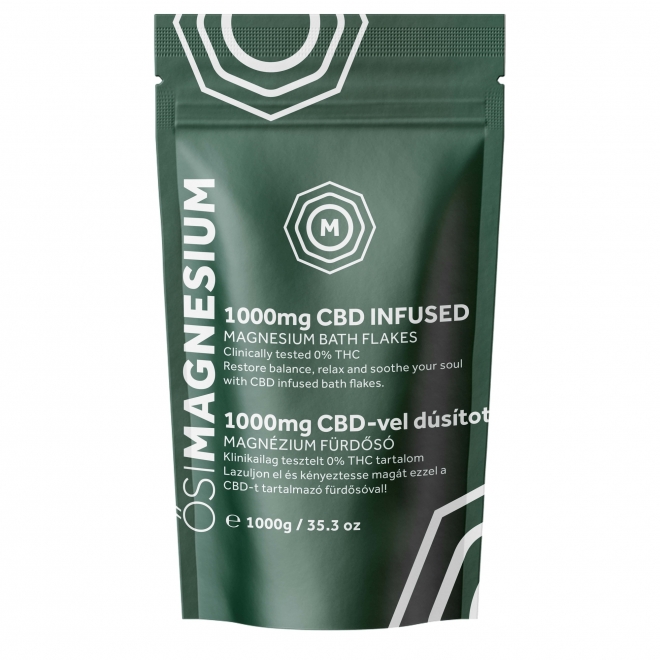 Fulgi de baie infuzati cu cu CBD, 1 kg, Osimagnesium