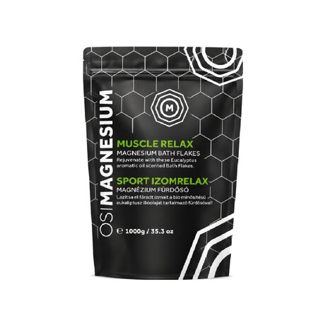 Fulgi de baie cu magneziu si eucalipt, 1 kg, Osimagnesium