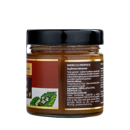 Miere cu propolis, 270g, Albina Carpatina 817047